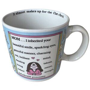 Cathy Guisewite Studio "Mom" Theme 12 oz. Ceramic Mug 3.5" Tall (READ)